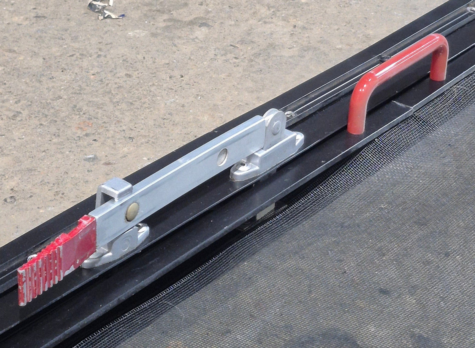 Used Black Radius Emergency Opening Window : 29 1/4