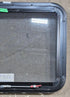 Used Black Radius Emergency Opening Window : 29 1/4" W x 21 1/4" H x 1 1/4" D - Young Farts RV Parts