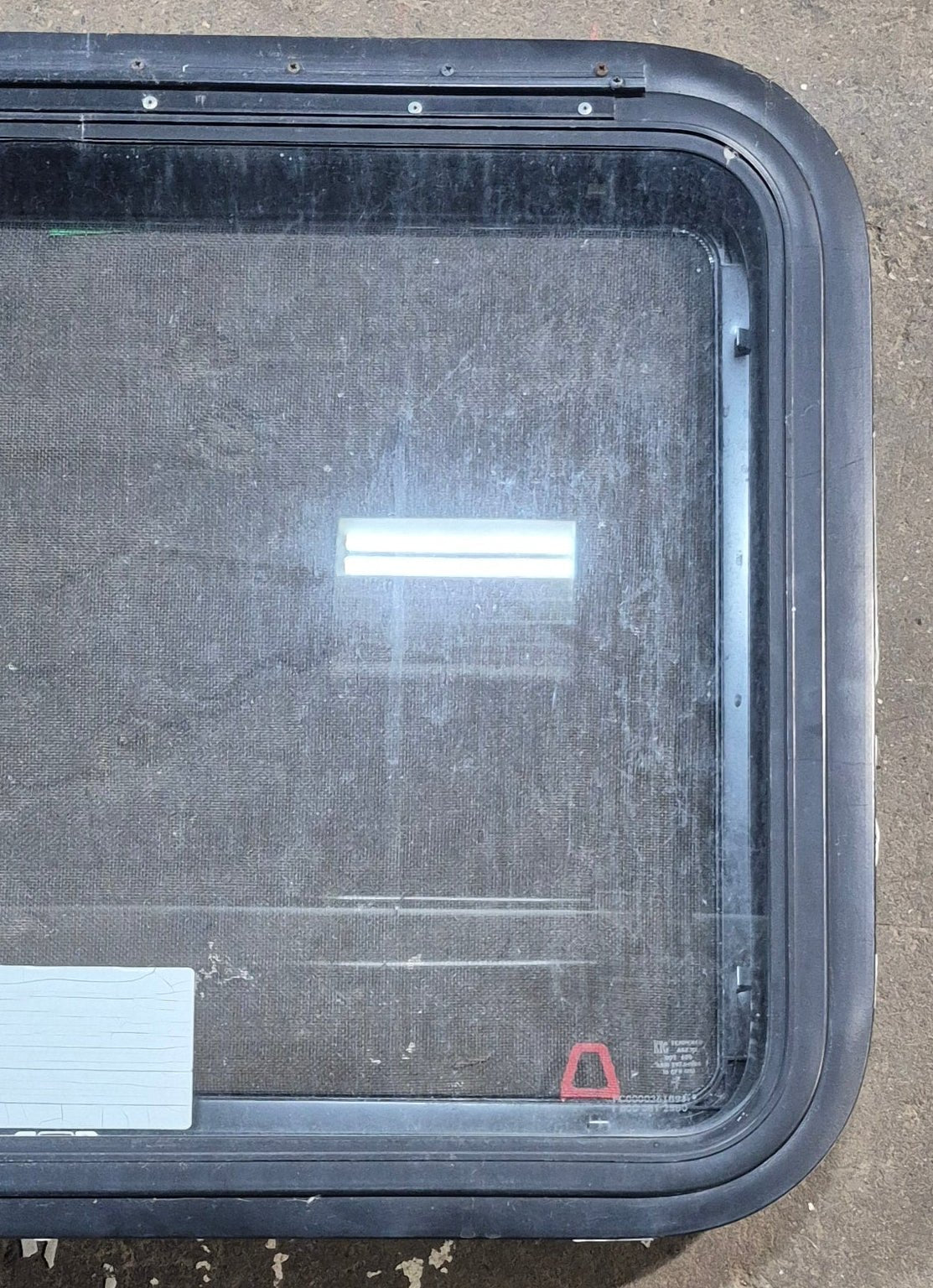 Used Black Radius Emergency Opening Window : 29 1/4