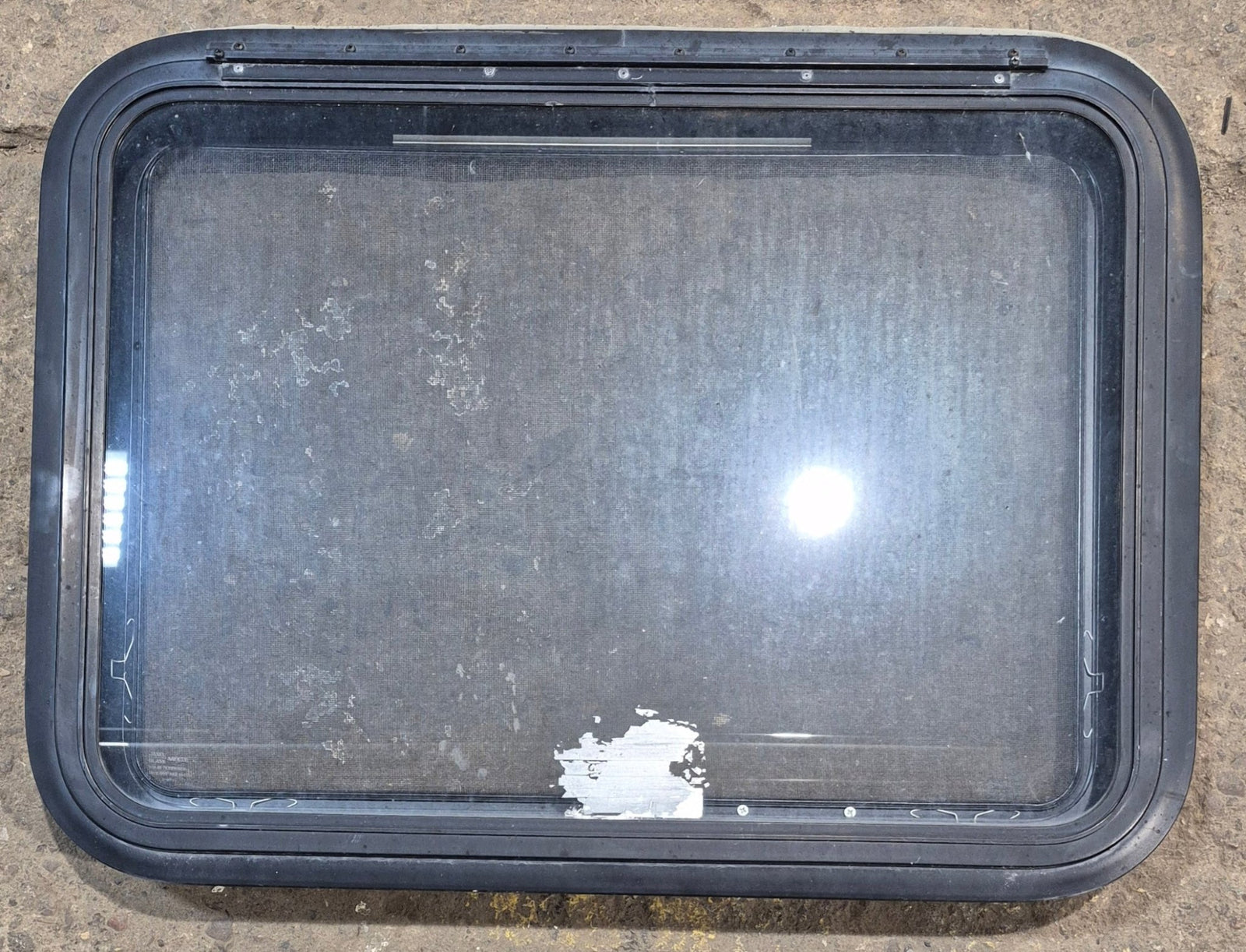 Used Black Radius Emergency Opening Window : 29 1/4