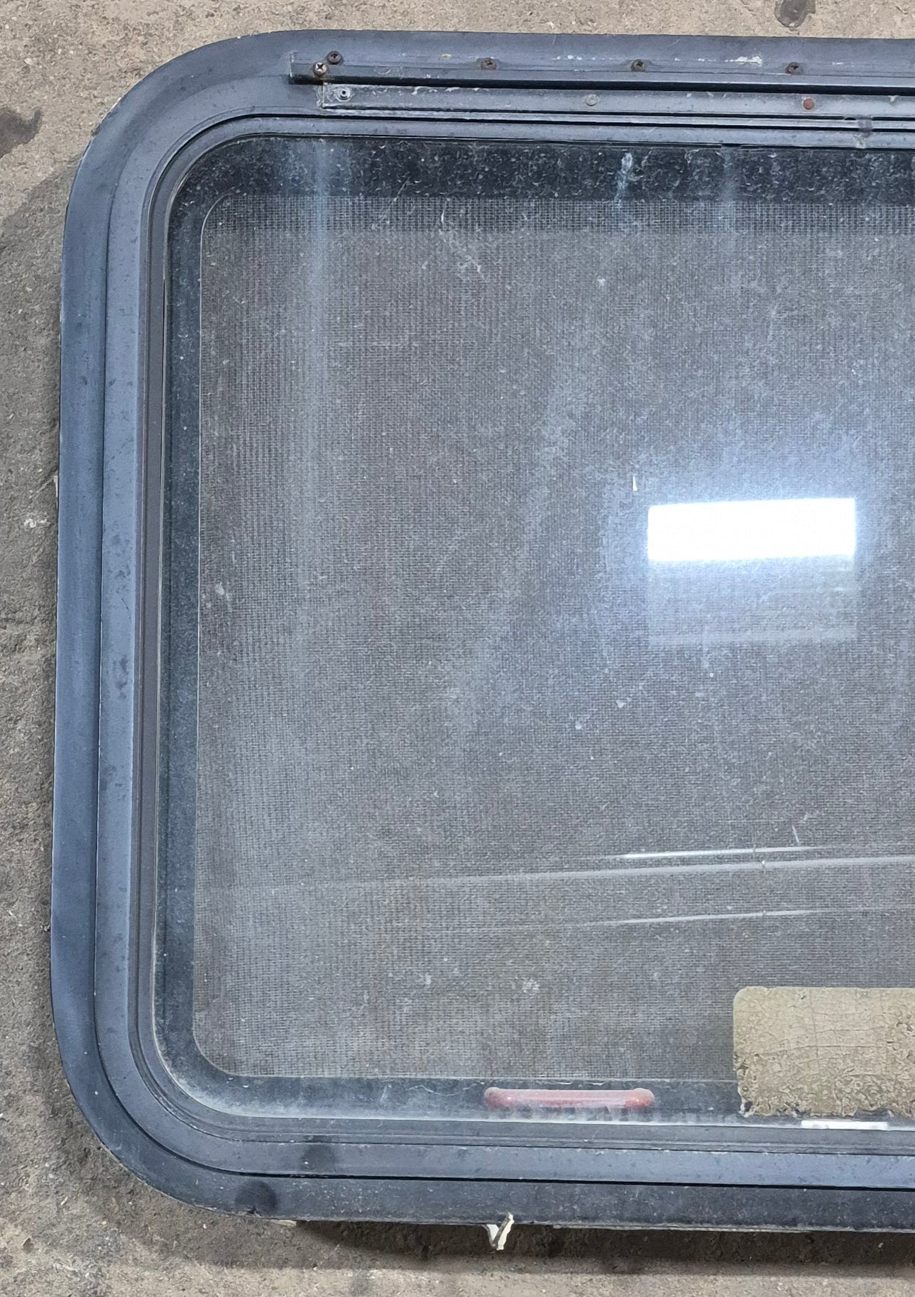 Used Black Radius Emergency Opening Window : 29 1/4