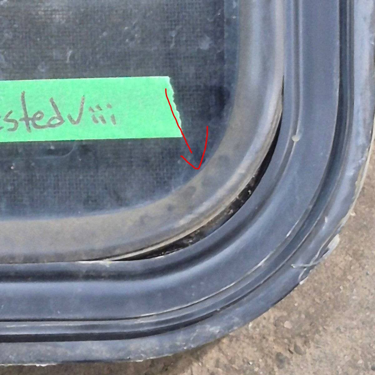 Used Black Radius Emergency Opening Window : 29