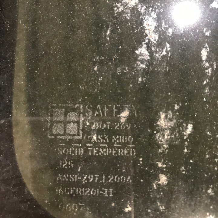 Used Black Radius Emergency Opening Window : 29.5" X 19.5" X 1.5" - Young Farts RV Parts