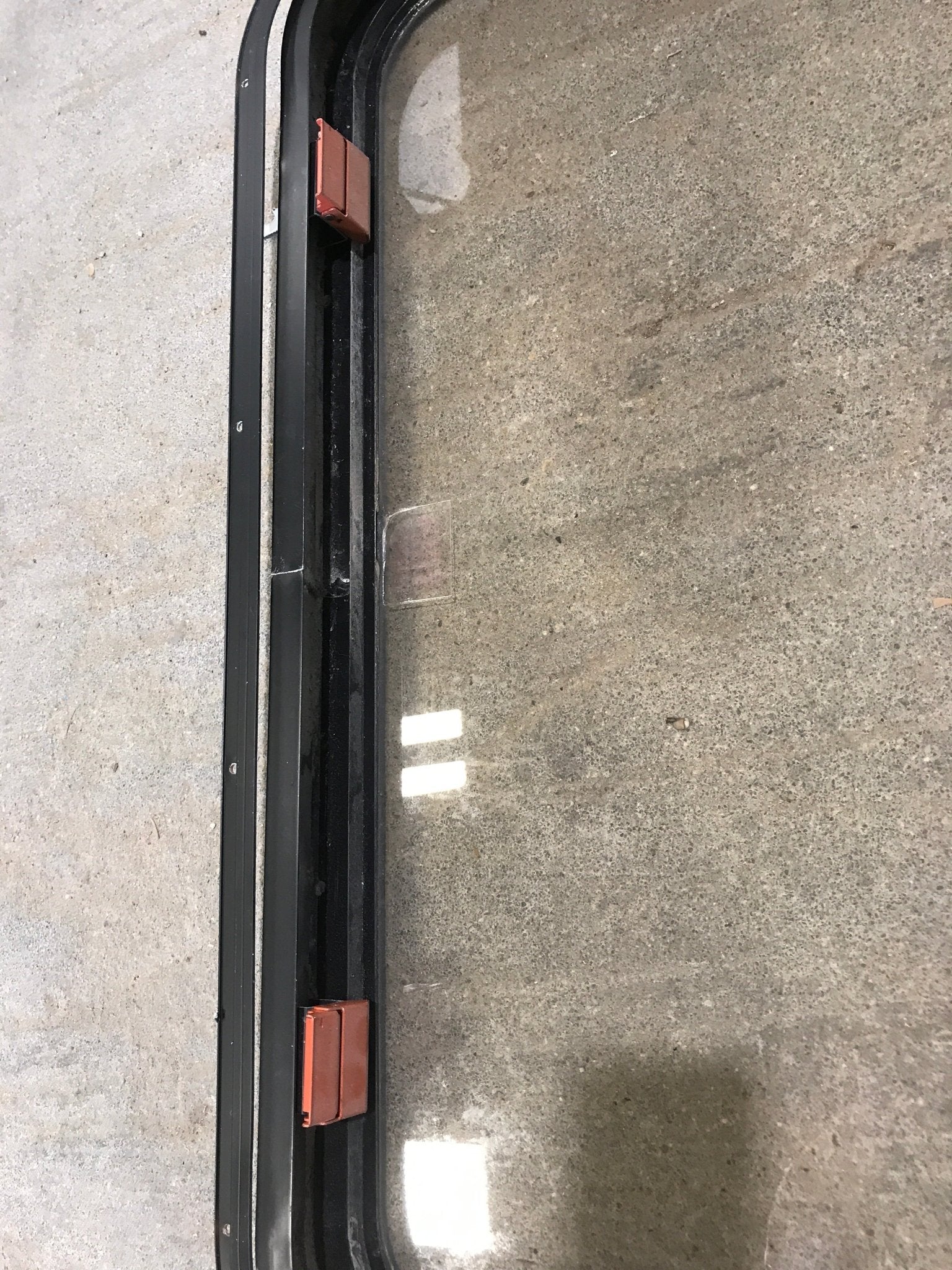 Used Black Radius Emergency Opening Window : 30 1/2