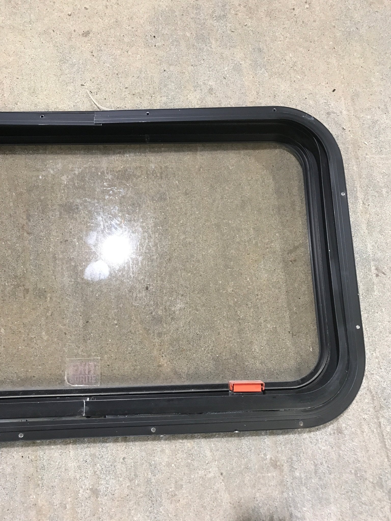 Used Black Radius Emergency Opening Window : 30 1/2