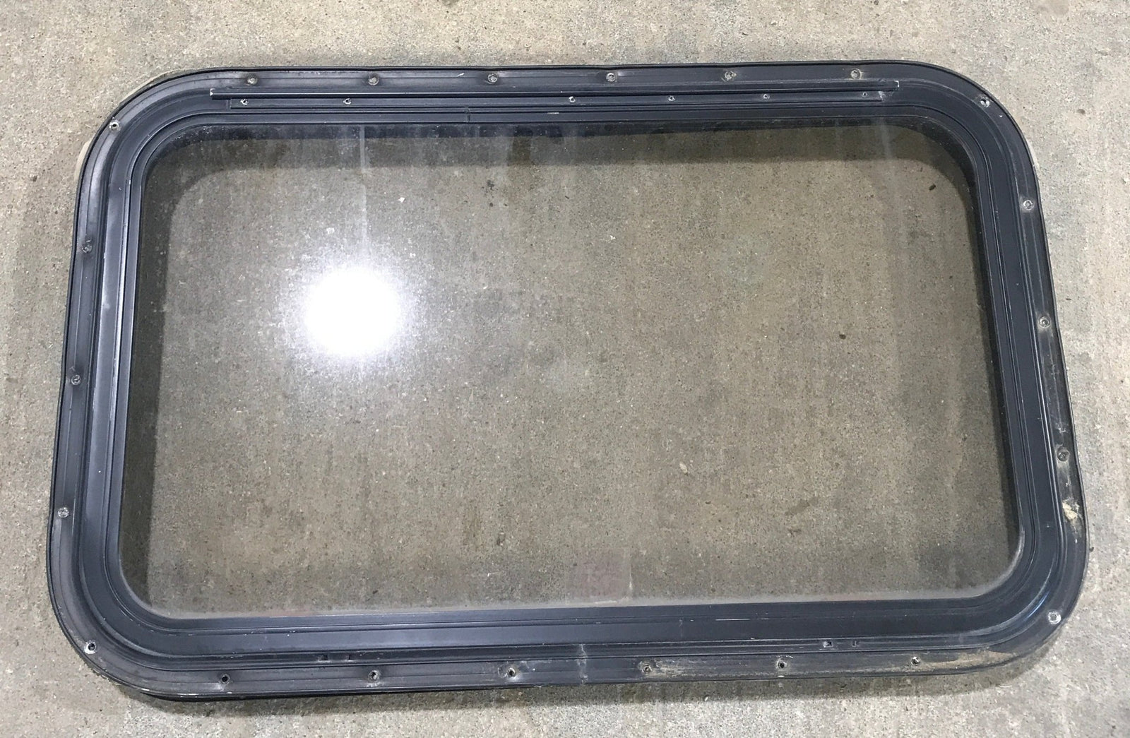 Used Black Radius Emergency Opening Window : 30 1/2