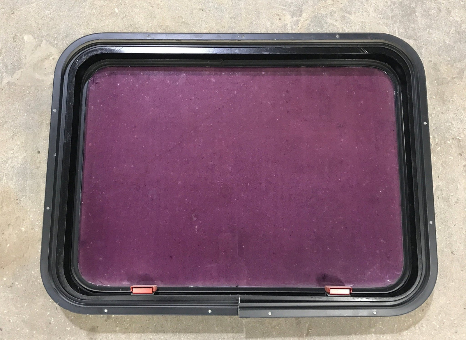 Used Black Radius Emergency Opening Window : 30 3/4