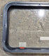 Used Black Radius Emergency Opening Window : 35 1/2" W x 18 1/2" H x 1 7/8" - Young Farts RV Parts