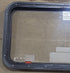 Used Black Radius Emergency Opening Window : 35 1/2" W x 18 1/2" H x 1 7/8" D - Young Farts RV Parts