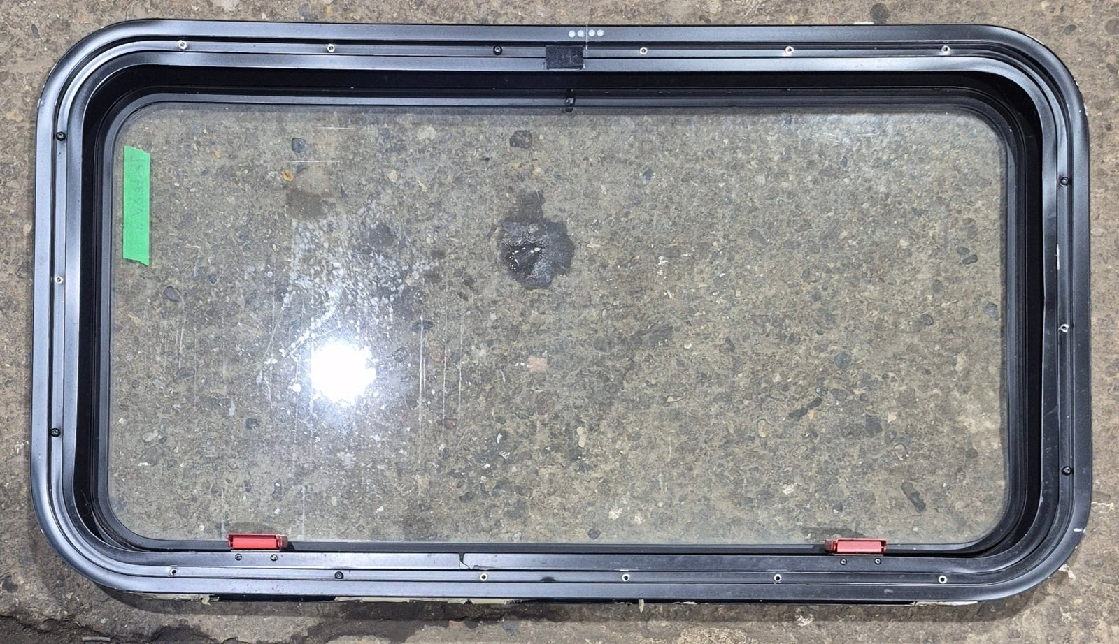 Used Black Radius Emergency Opening Window : 35 1/2