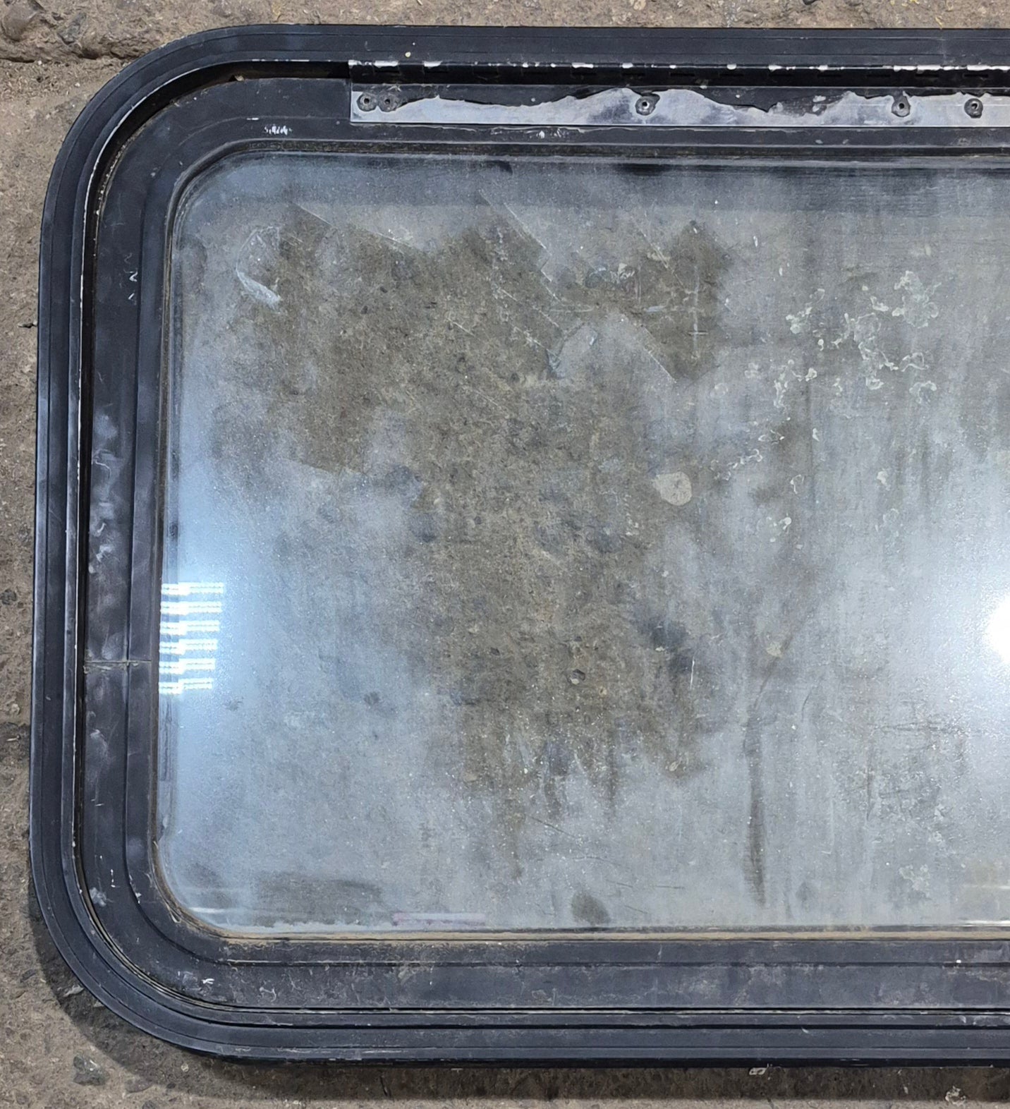 Used Black Radius Emergency Opening Window : 35 1/2
