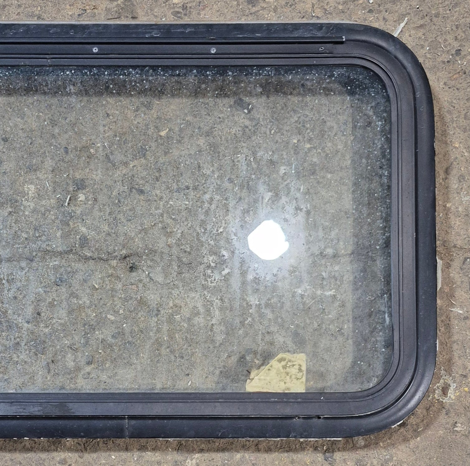 Used Black Radius Emergency Opening Window : 35 1/4