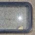 Used Black Radius Emergency Opening Window : 35 1/4" W x 18 1/2" H x 1 7/8" - Young Farts RV Parts