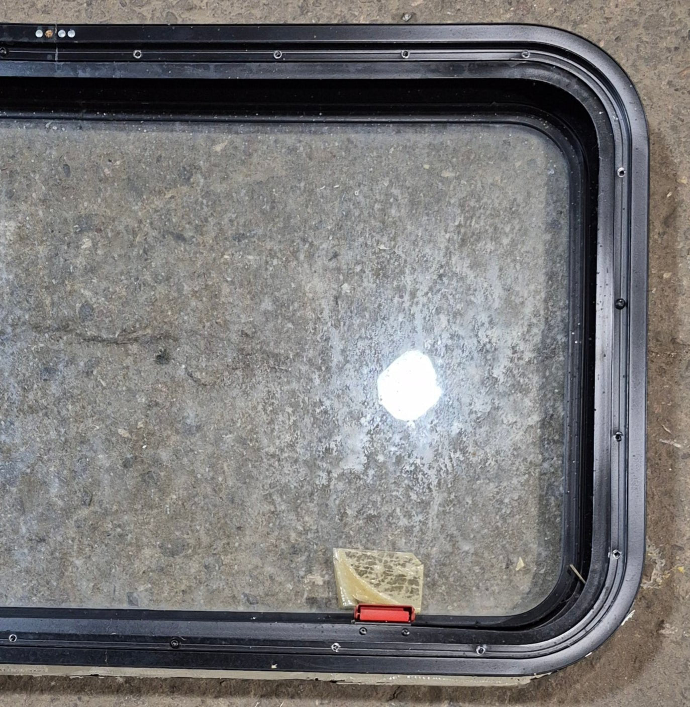 Used Black Radius Emergency Opening Window : 35 1/4