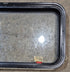 Used Black Radius Emergency Opening Window : 35 1/4" W x 18 1/2" H x 1 7/8" - Young Farts RV Parts