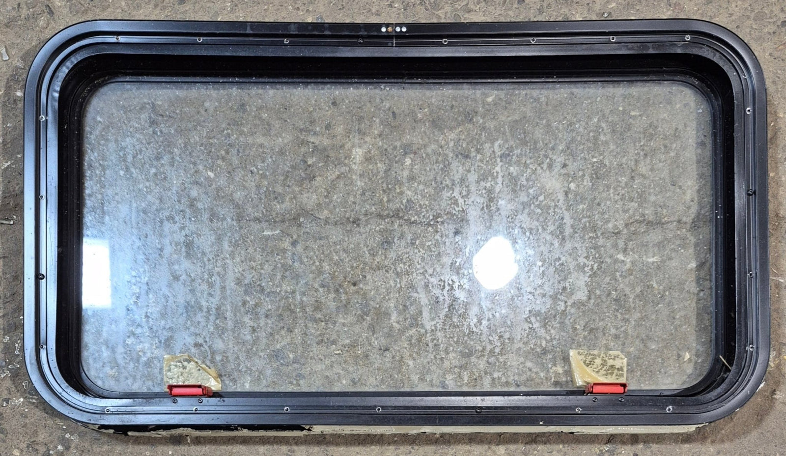 Used Black Radius Emergency Opening Window : 35 1/4