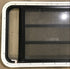 Used Black Radius Emergency Opening Window : 35 1/4" W x 21 1/4" H x 1 7/8" D - Young Farts RV Parts