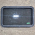 Used Black Radius Emergency Opening Window - 35 1/8" X 21 1/4" X 1 7/8" - Young Farts RV Parts