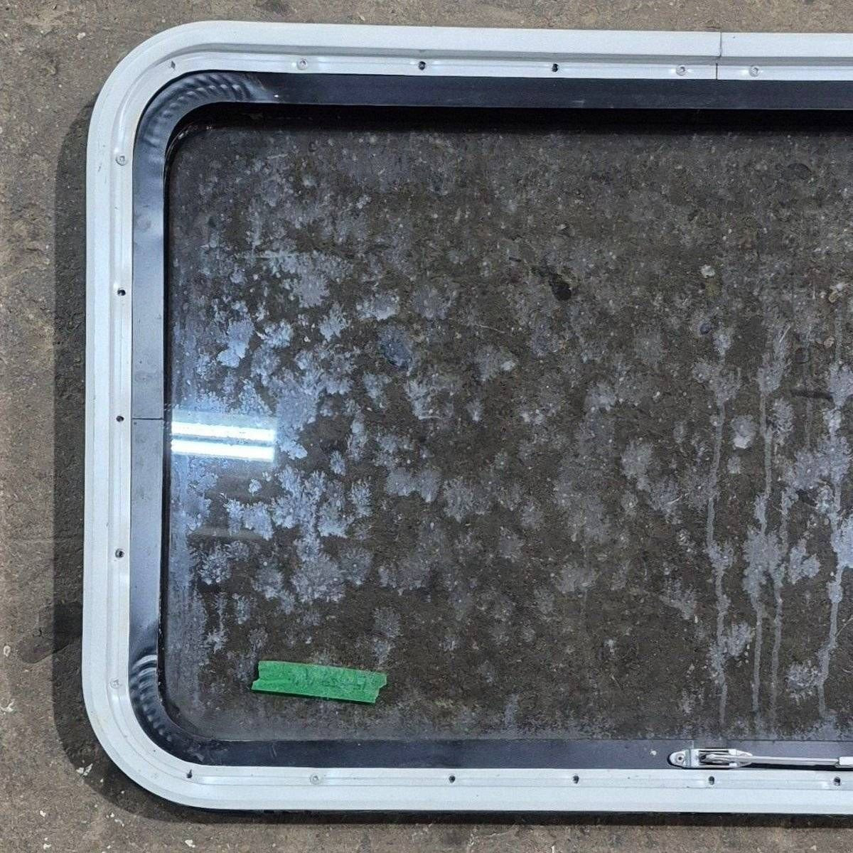 Used Black Radius Emergency Opening Window - 35 1/8