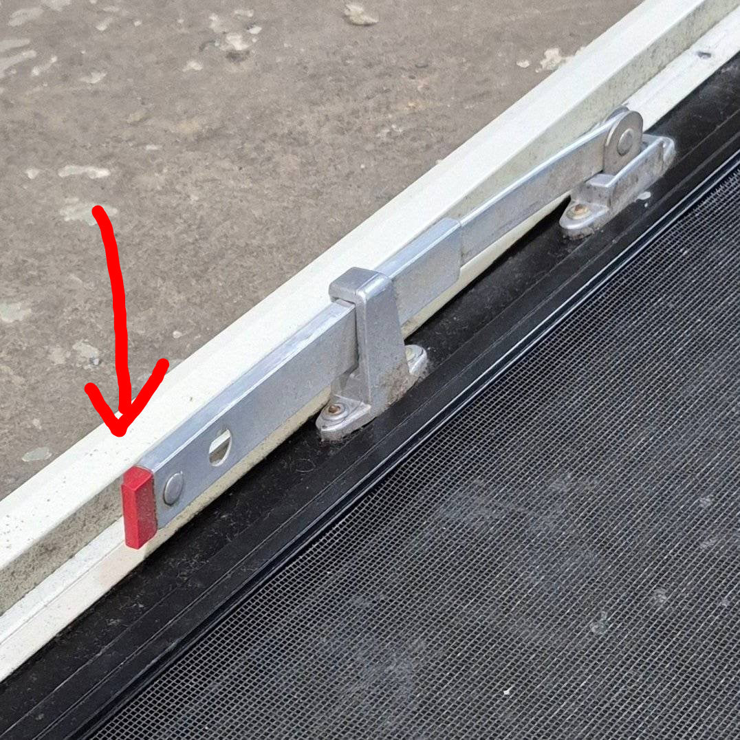 Used Black Radius Emergency Opening Window : 35
