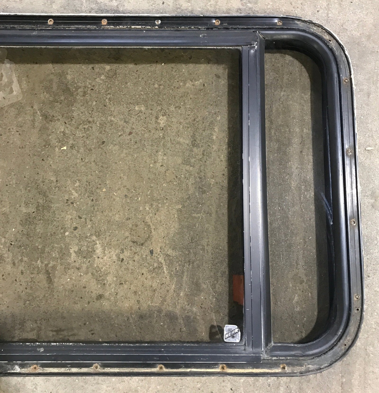 Used Black Radius Emergency Opening Window : 36 1/2