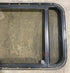 Used Black Radius Emergency Opening Window : 36 1/2" W x 23 1/2" H x 1 1/2" - Young Farts RV Parts