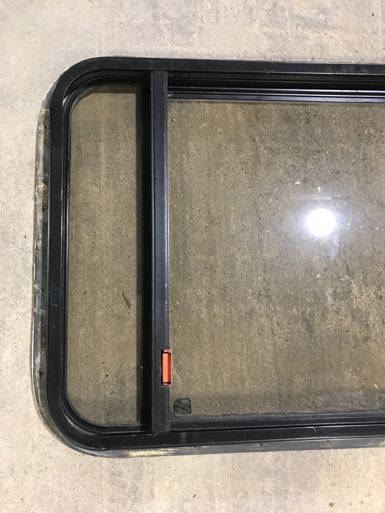 Used Black Radius Emergency Opening Window : 36 1/2