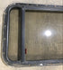 Used Black Radius Emergency Opening Window : 36 1/2" W x 23 1/2" H x 1 1/2" - Young Farts RV Parts
