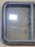 Used Black Radius Emergency Opening Window : 36 3/4" W x 27" H x 1 3/4" - Young Farts RV Parts