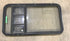 Used Black Radius Emergency Opening Window : 41 1/2" W x 21 1/2" H x 2" D - Young Farts RV Parts