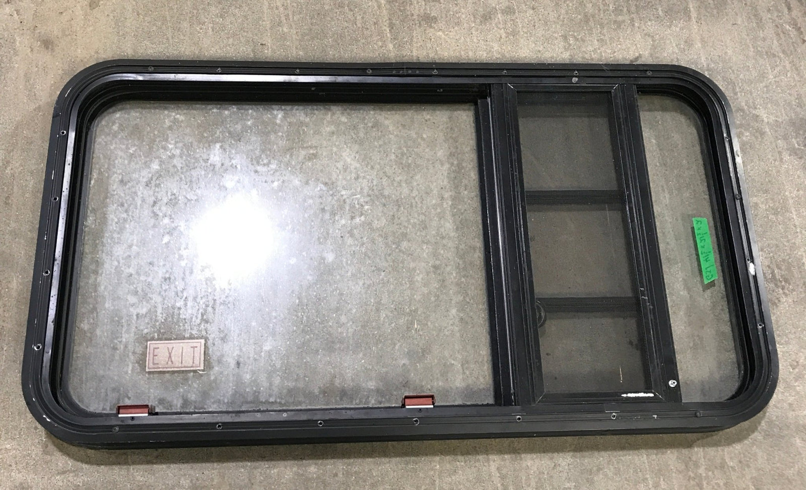 Used Black Radius Emergency Opening Window : 41 1/2