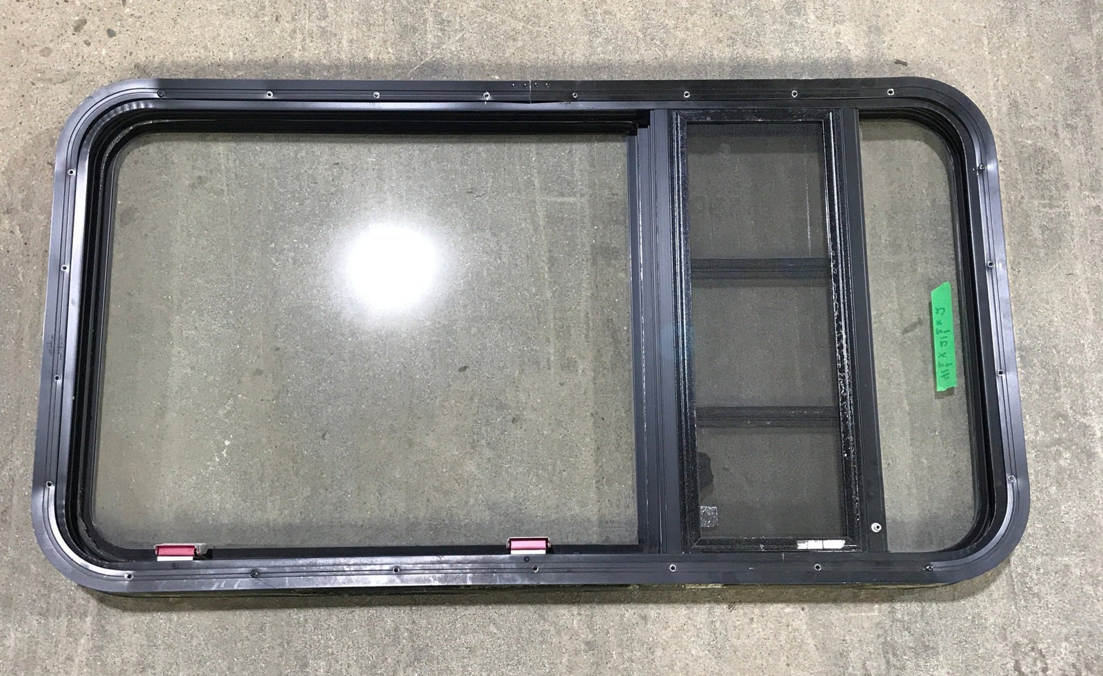 Used Black Radius Emergency Opening Window : 41 1/2