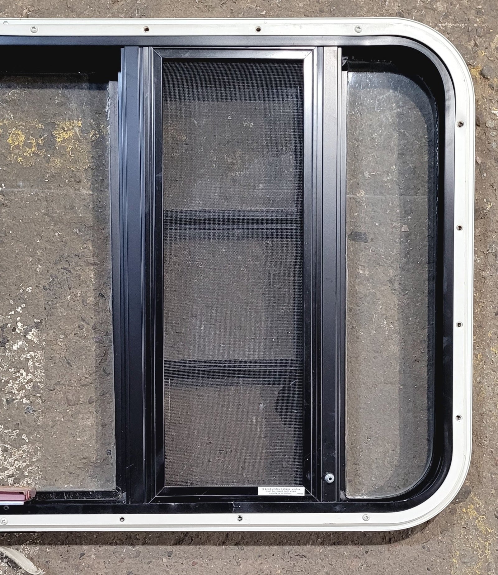 Used Black Radius Emergency Opening Window : 41 1/2