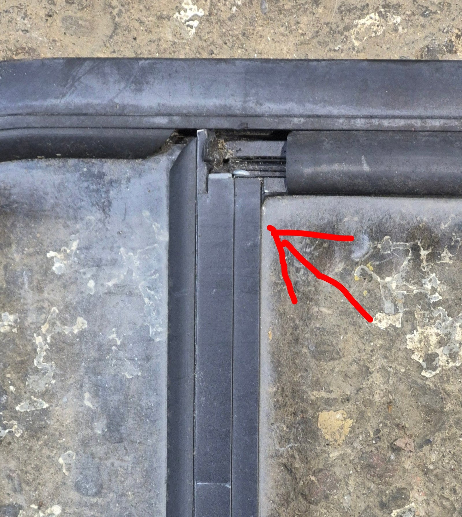 Used Black Radius Emergency Opening Window : 41 1/2