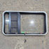 Used Black Radius Emergency Opening Window - 41.625 X 21.875 X 1.375 - Young Farts RV Parts
