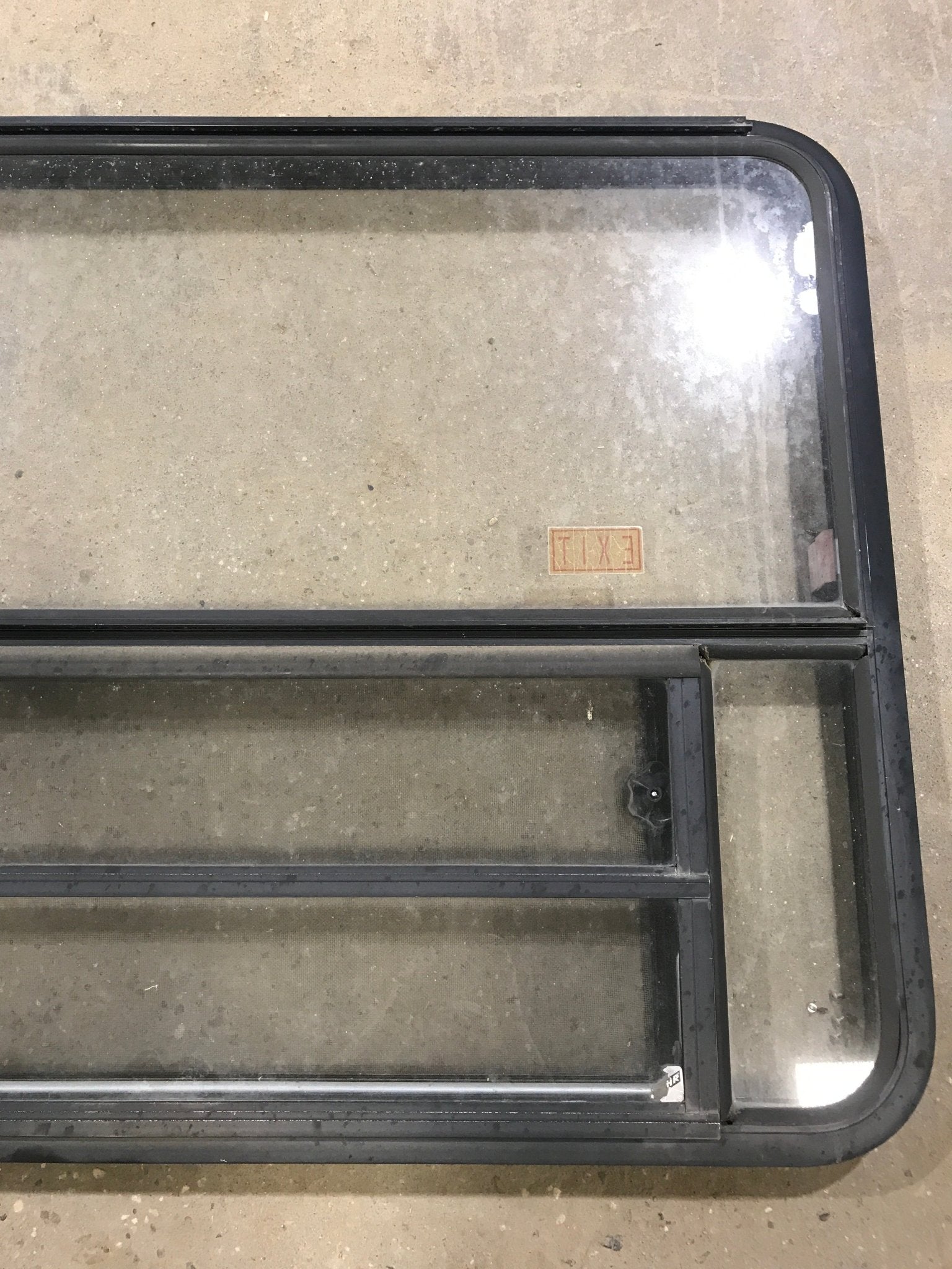 Used Black Radius Emergency Opening Window : 47 1/2