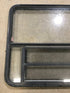 Used Black Radius Emergency Opening Window : 47 1/2" W x 34 1/2" H x 2" D - Young Farts RV Parts