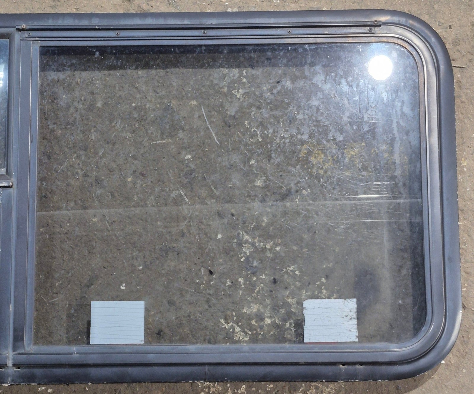 Used Black Radius Emergency Opening Window : 47 1/4