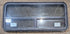 Used Black Radius Emergency Opening Window : 47 1/4" W x 21 1/4" H x 1 3/4" D - Young Farts RV Parts