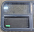Used Black Radius Emergency Opening Window : 47 1/4" W x 21 1/4" H x 1 3/4" D - Young Farts RV Parts