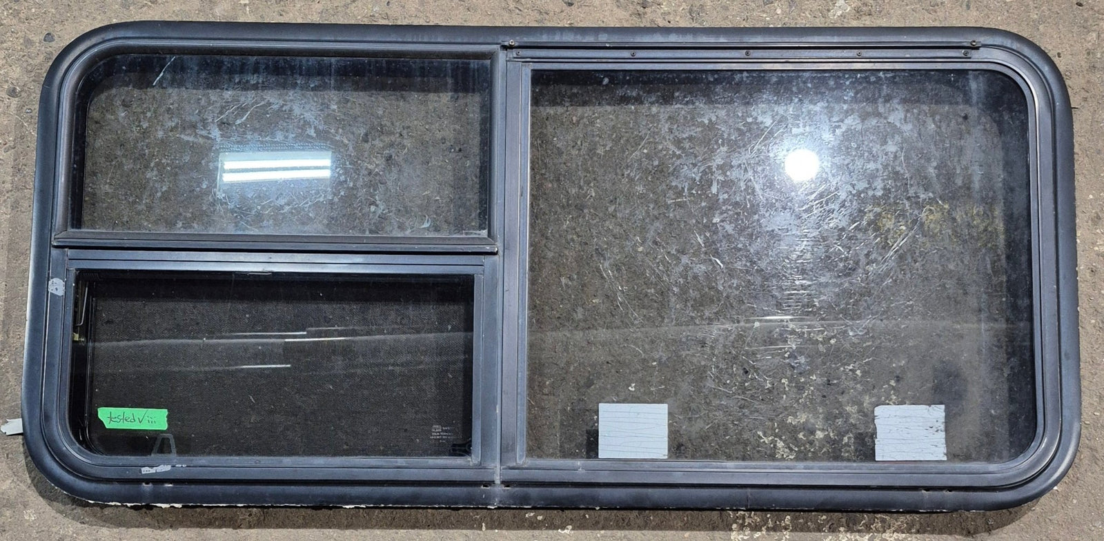 Used Black Radius Emergency Opening Window : 47 1/4