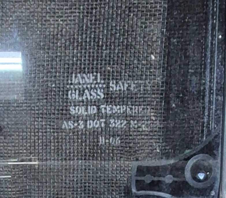 Used Black Radius Emergency Opening Window : 47 1/4