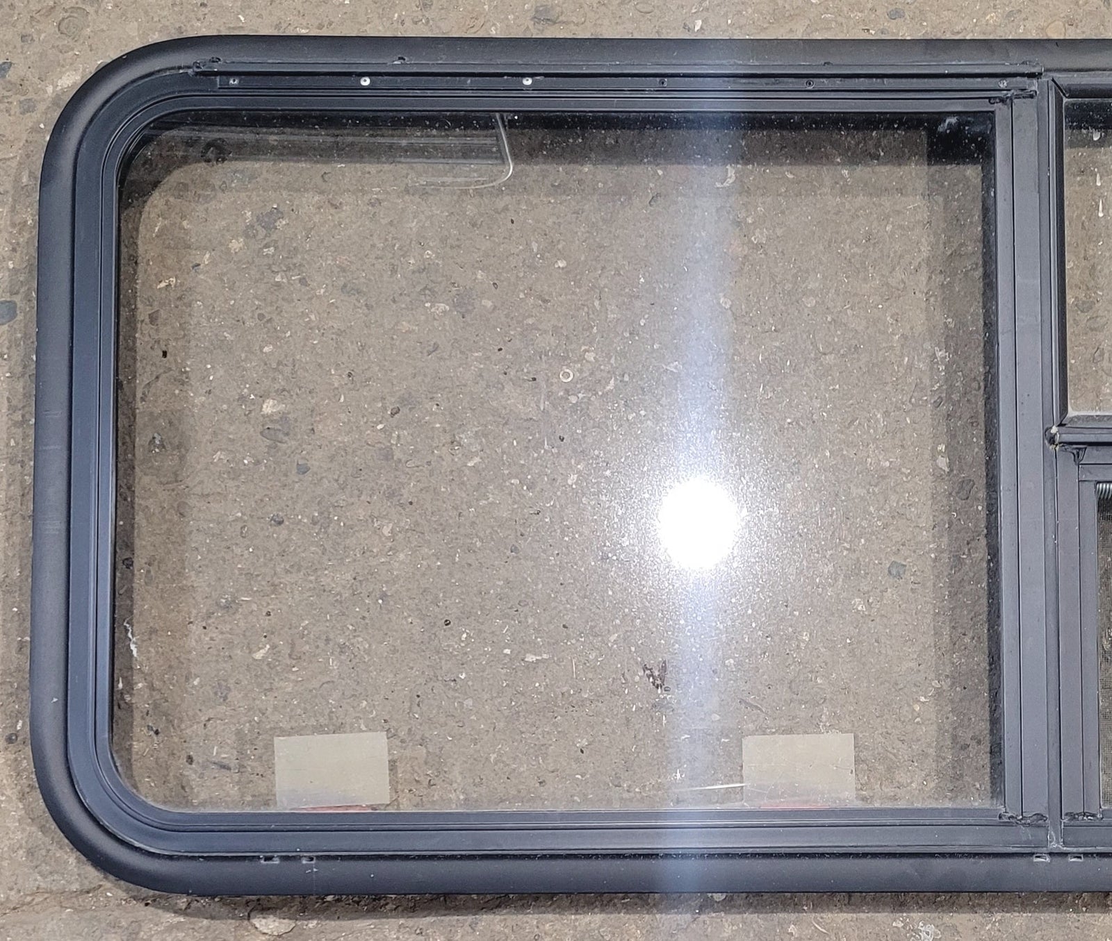 Used Black Radius Emergency Opening Window : 47 1/4