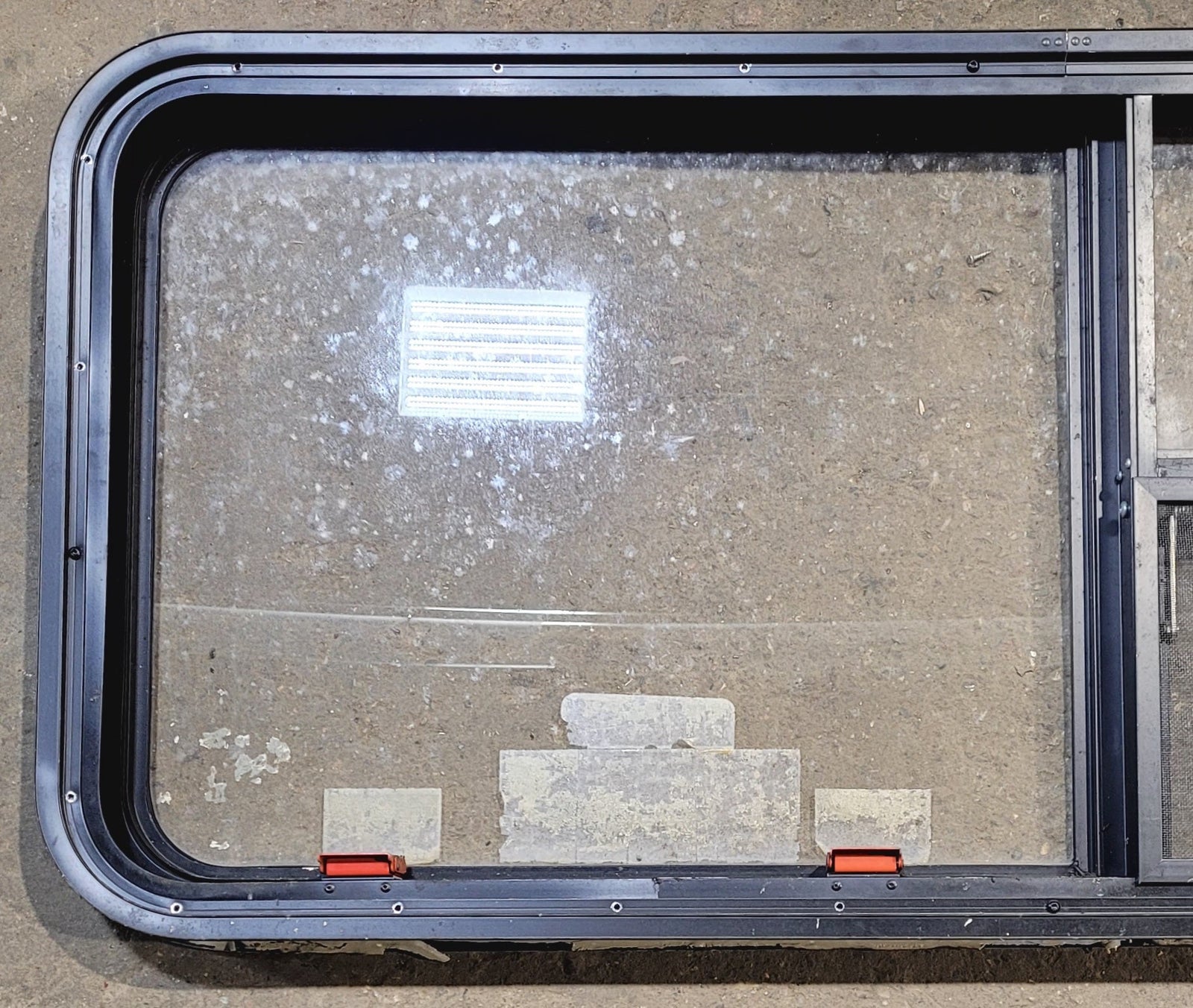 Used Black Radius Emergency Opening Window : 47 1/4