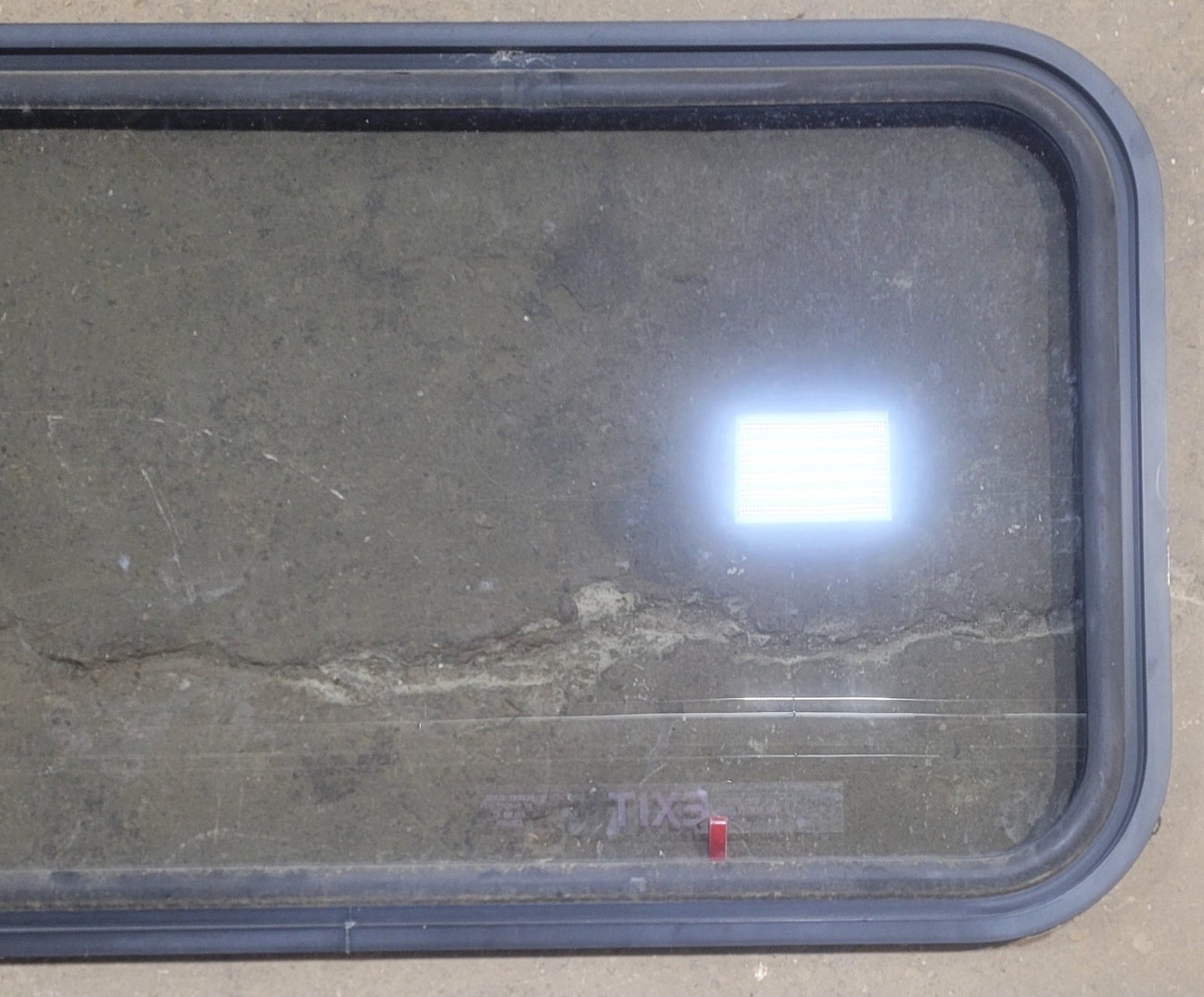 Used Black Radius Emergency Opening Window : 47 1/4