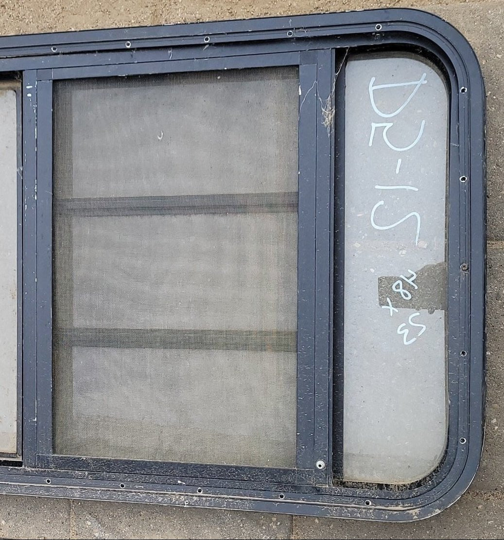 Used Black Radius Emergency Opening Window : 48 x 23 x 2
