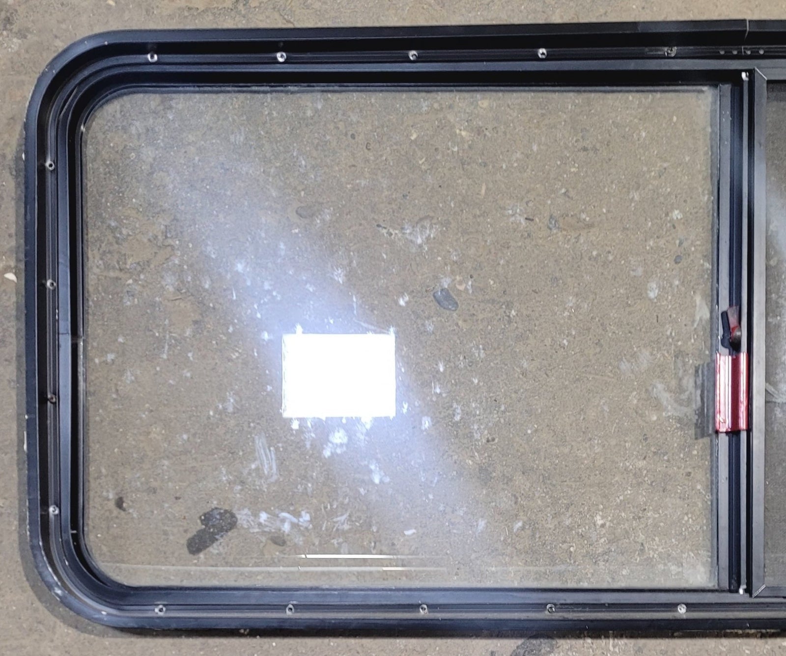 Used Black Radius Emergency Opening Window : 54 1/4