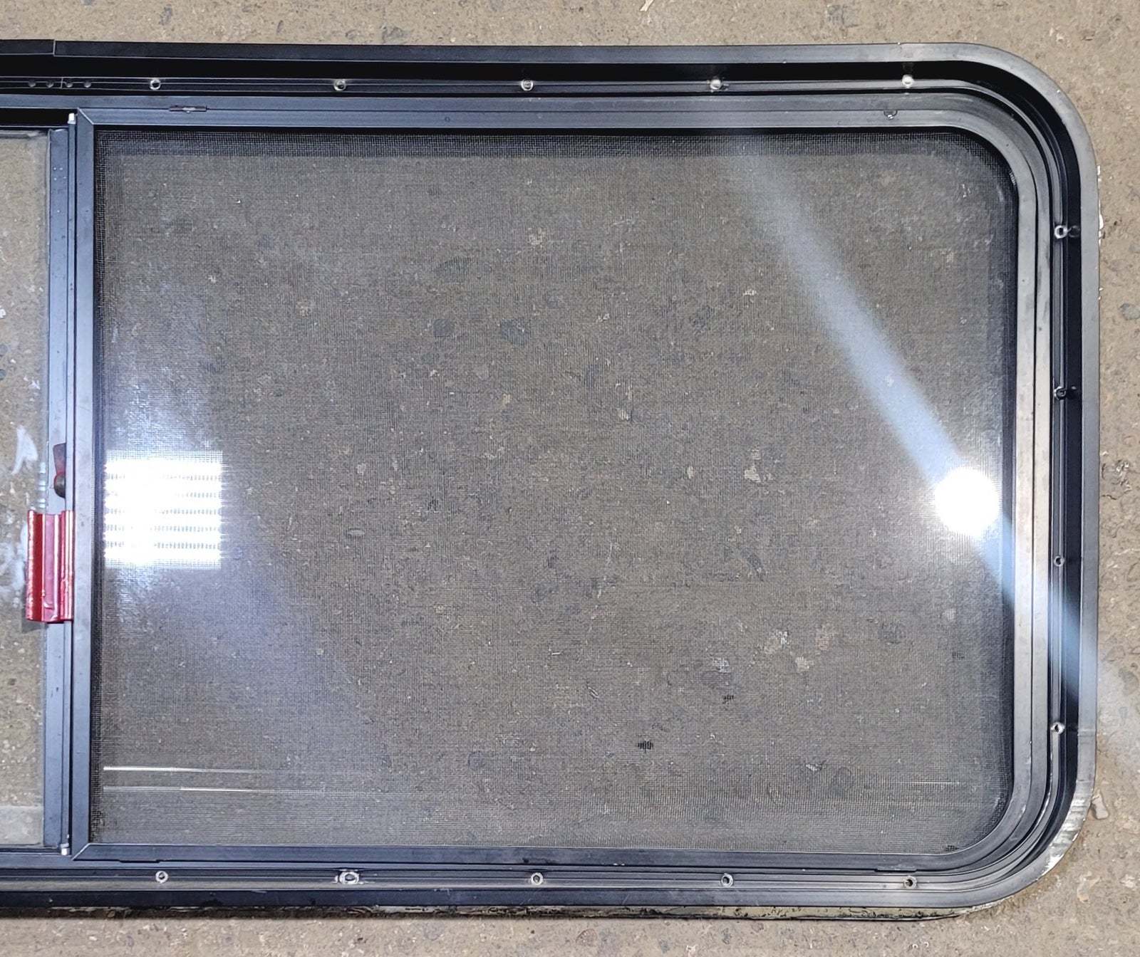 Used Black Radius Emergency Opening Window : 54 1/4