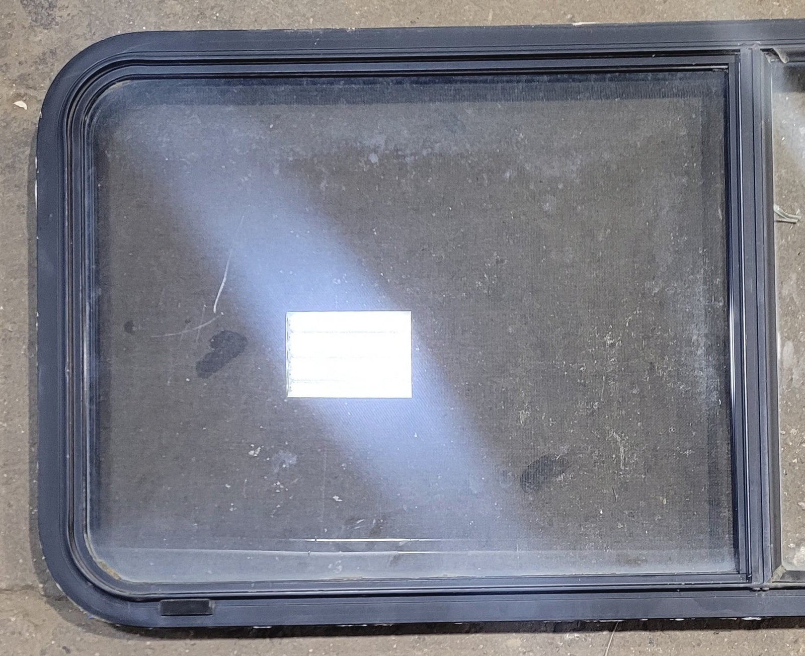 Used Black Radius Emergency Opening Window : 54 1/4