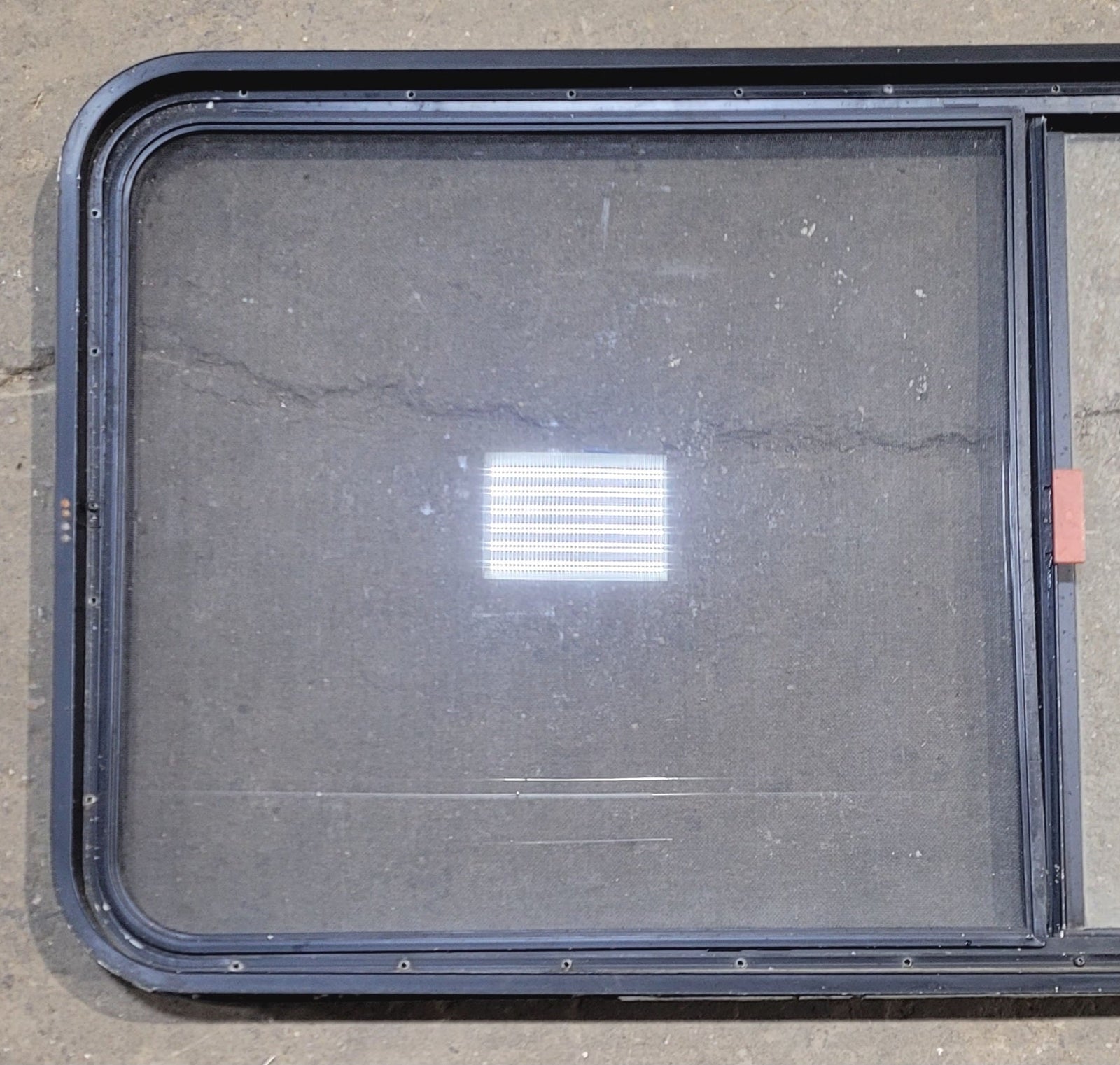 Used Black Radius Emergency Opening Window : 55 1/4